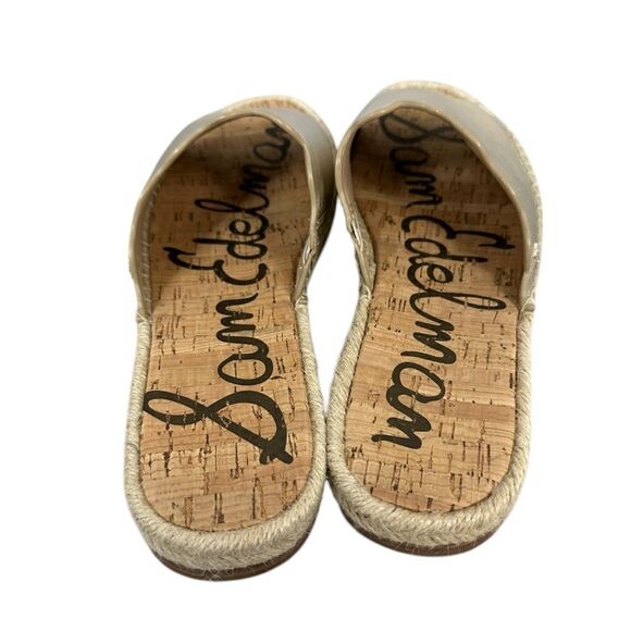 Sam Edelman Andy Slide Leather Slip On Espadrille Sandal Size 10.5 - Picture 3 of 5